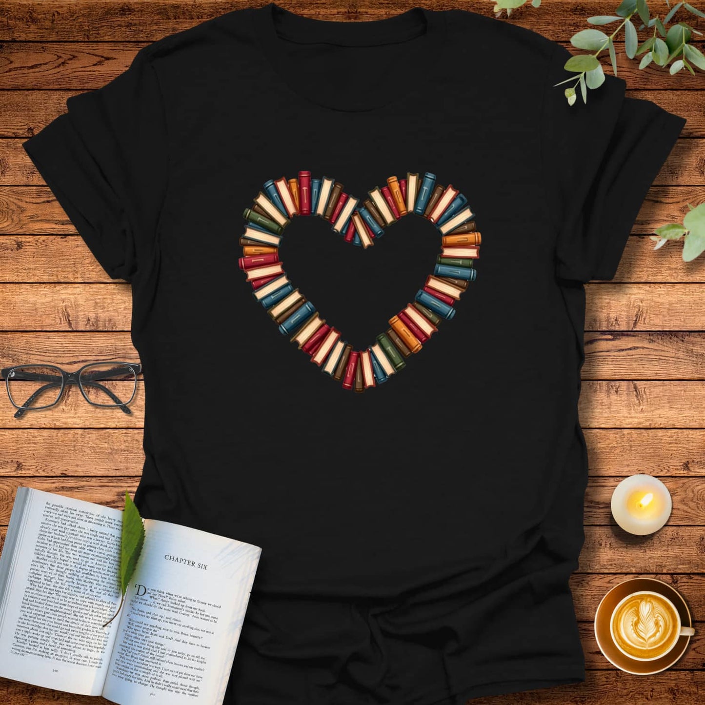 Bookish Heart T-Shirt