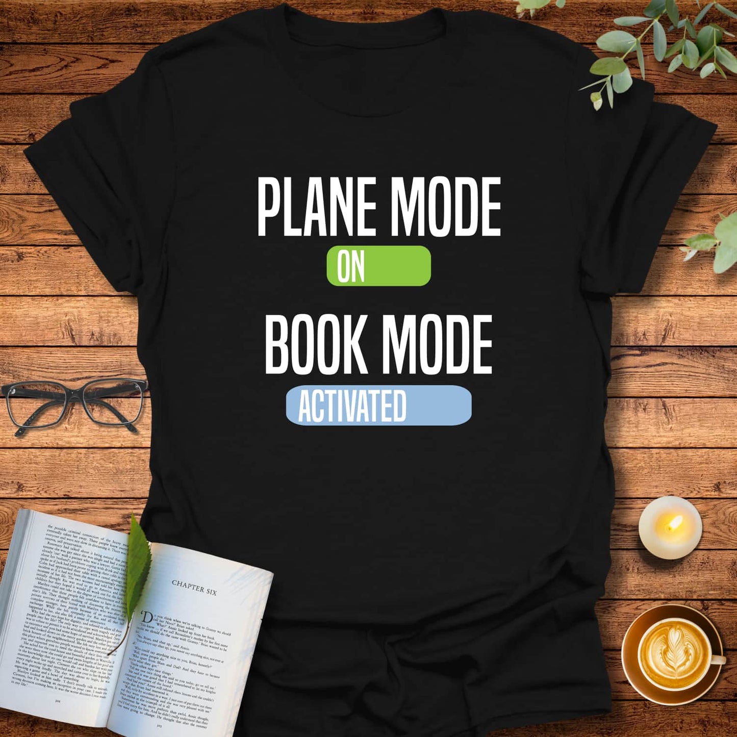 Book Mode: Activated T-Shirt