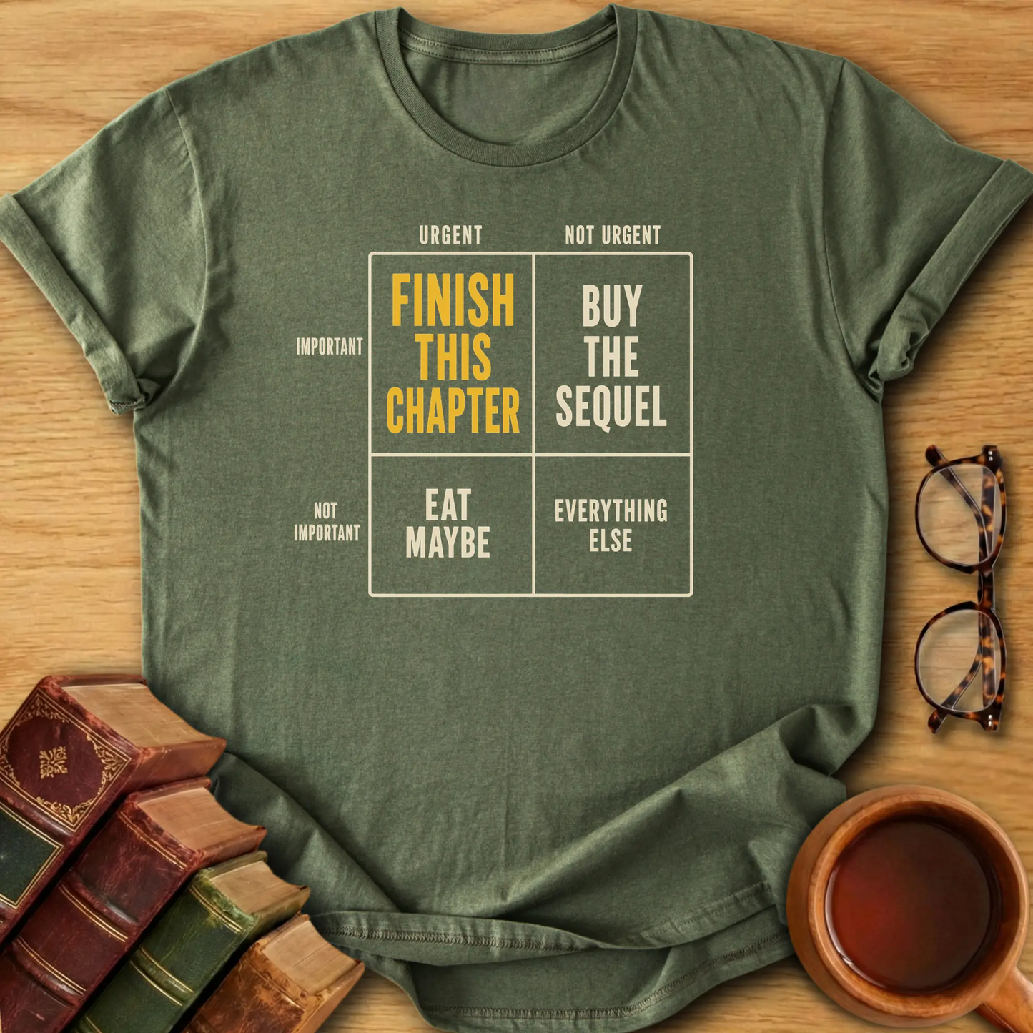 Bookish Priorities T-Shirt