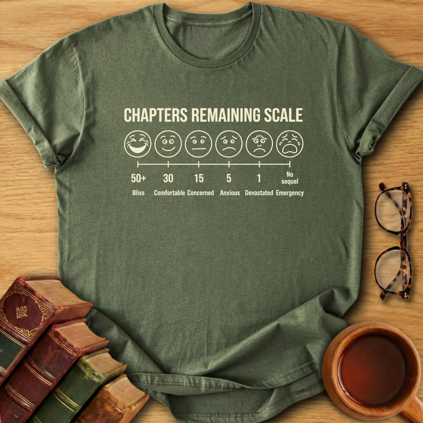 Chapters Remaining Scale T-Shirt