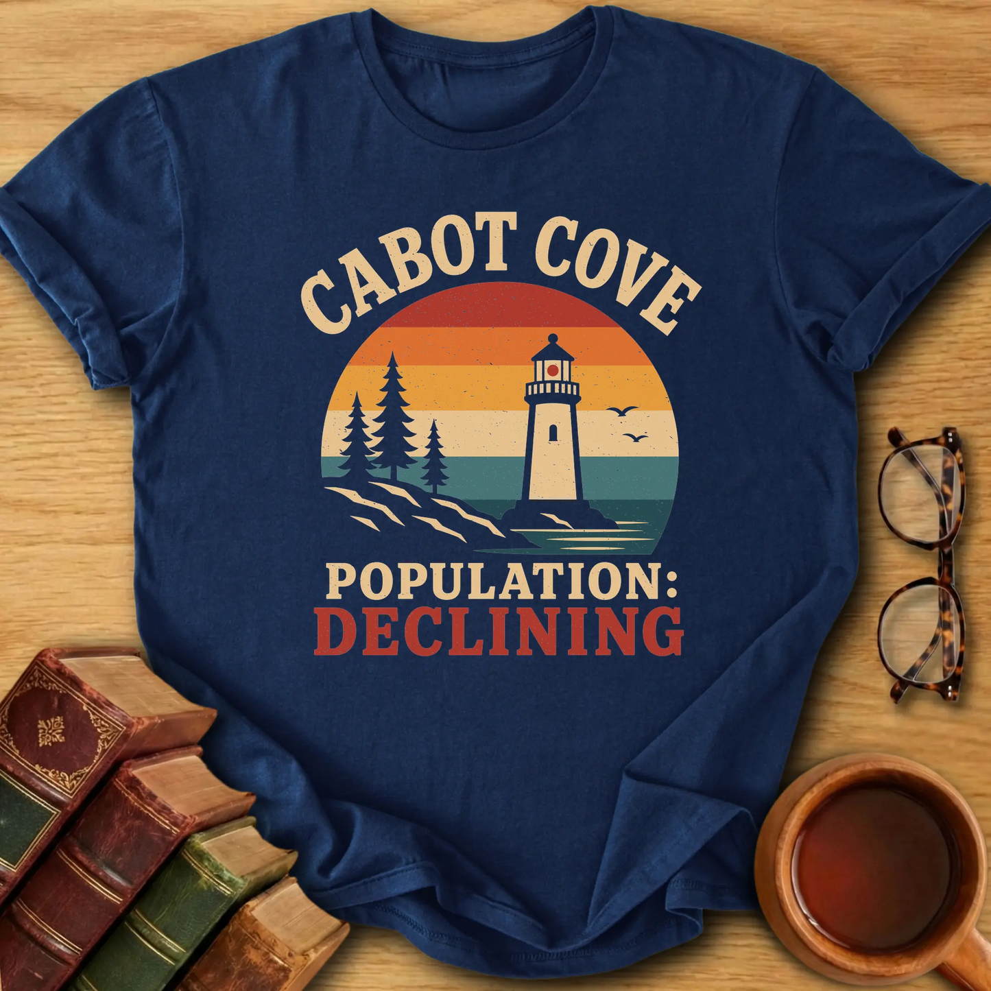 Cabot Cove Population Declining T-Shirt