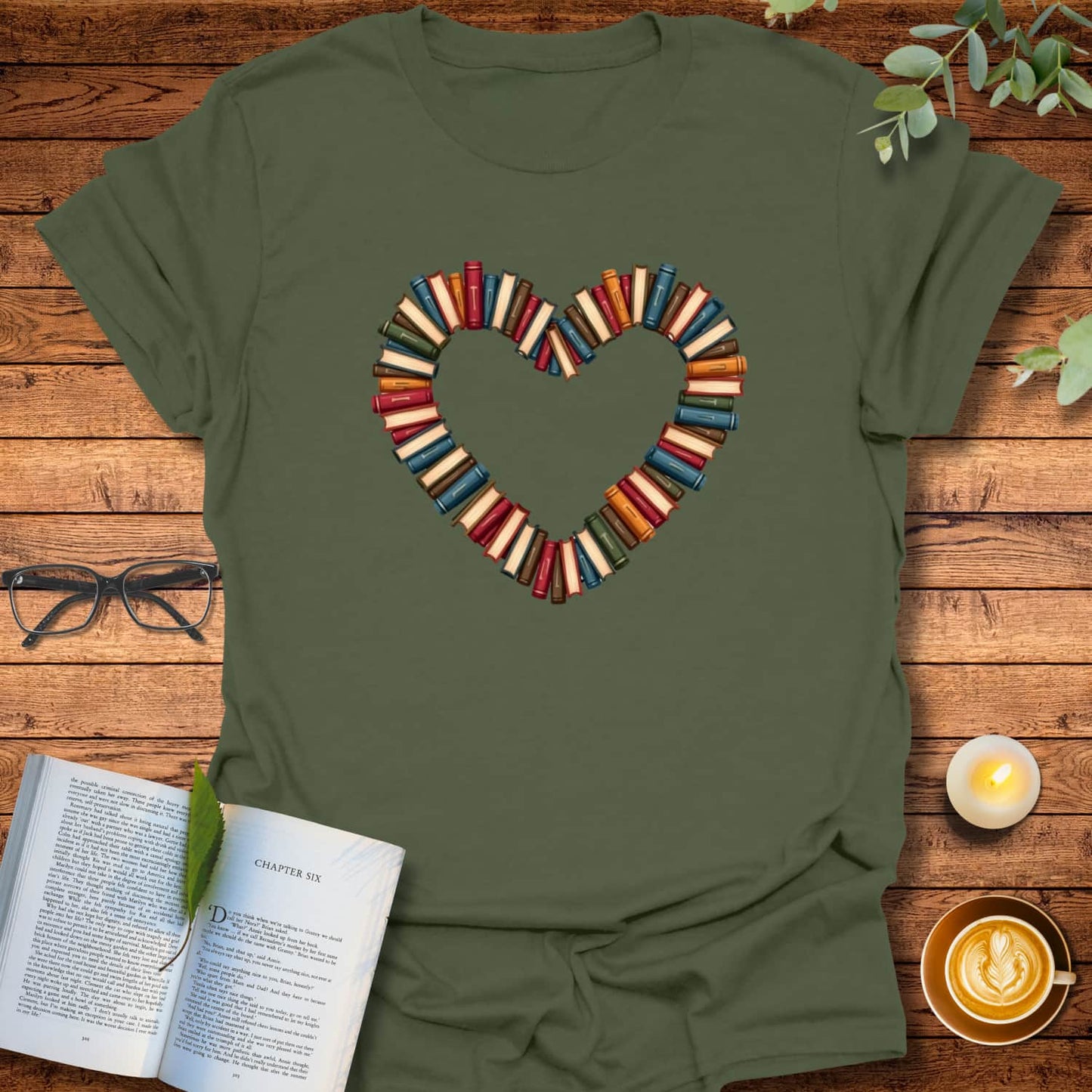 Bookish Heart T-Shirt