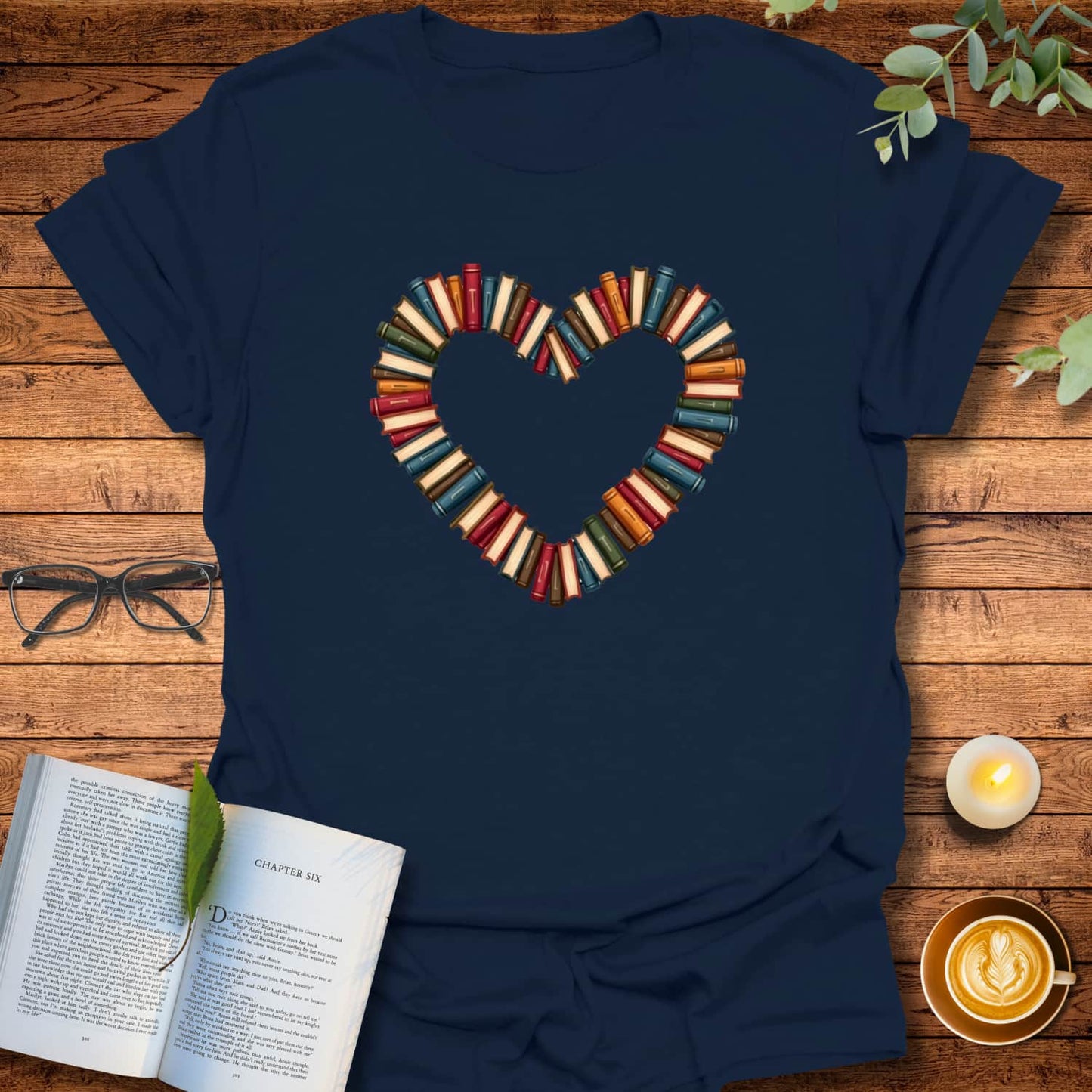 Bookish Heart T-Shirt