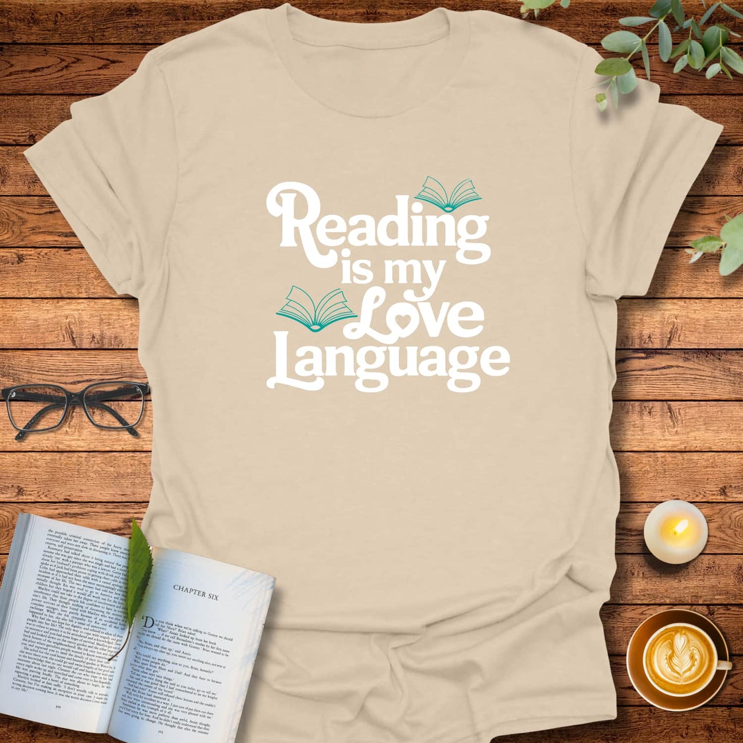 Reading Is My Love Language T-Shirt