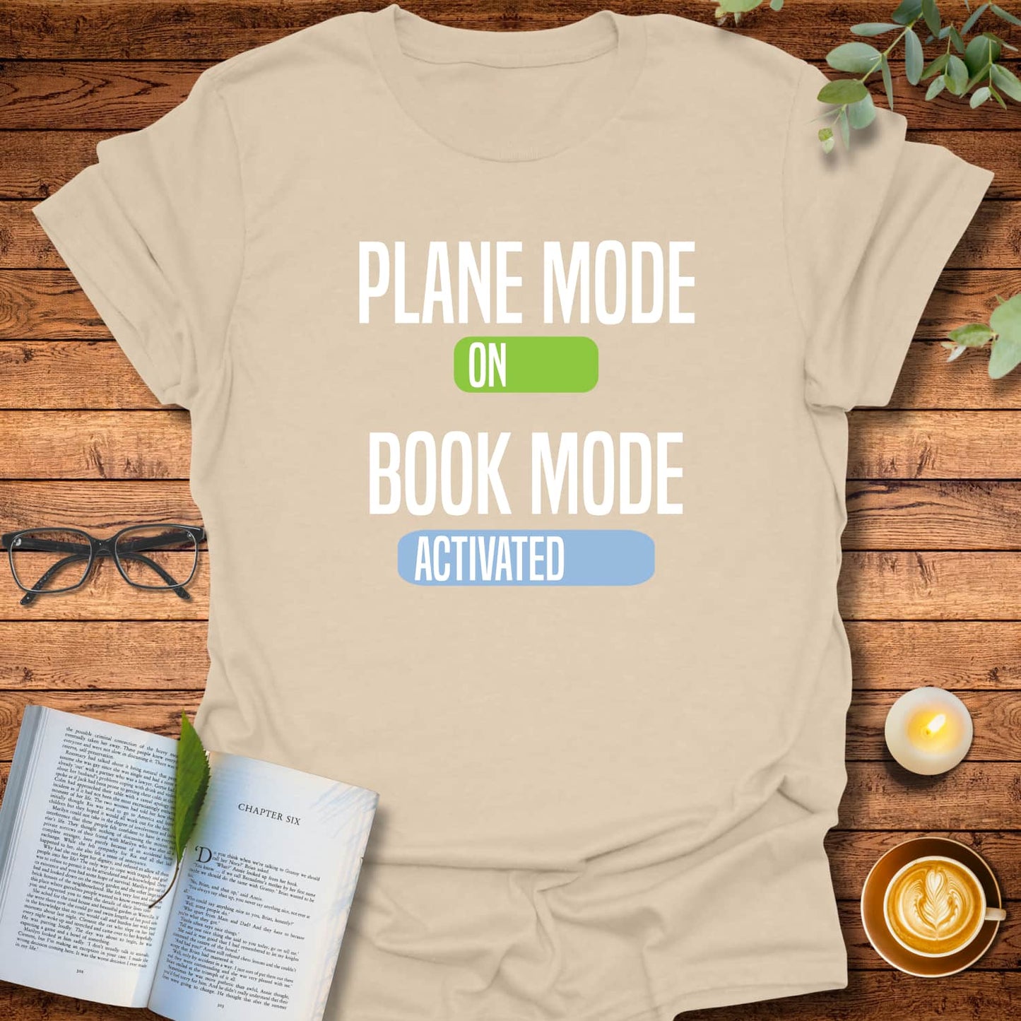 Book Mode: Activated T-Shirt