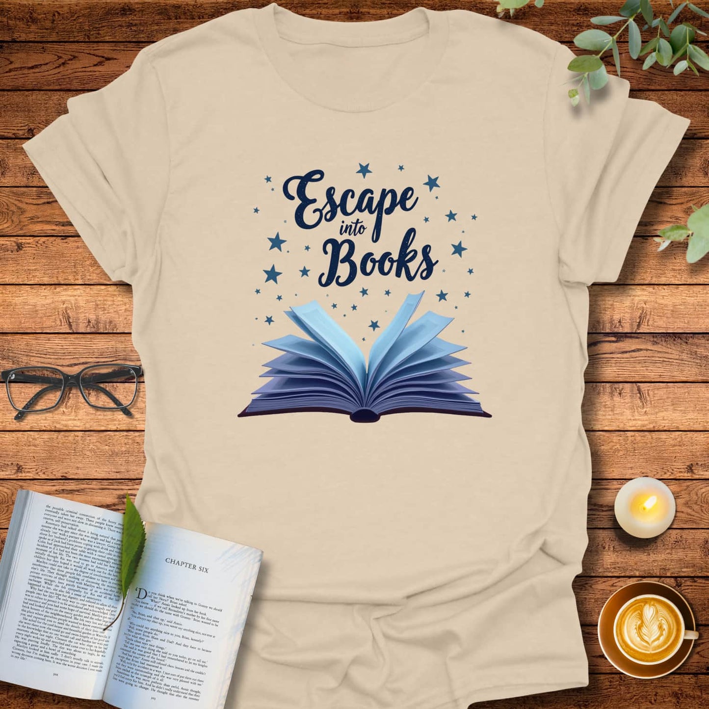 Escape Into Books T-Shirt