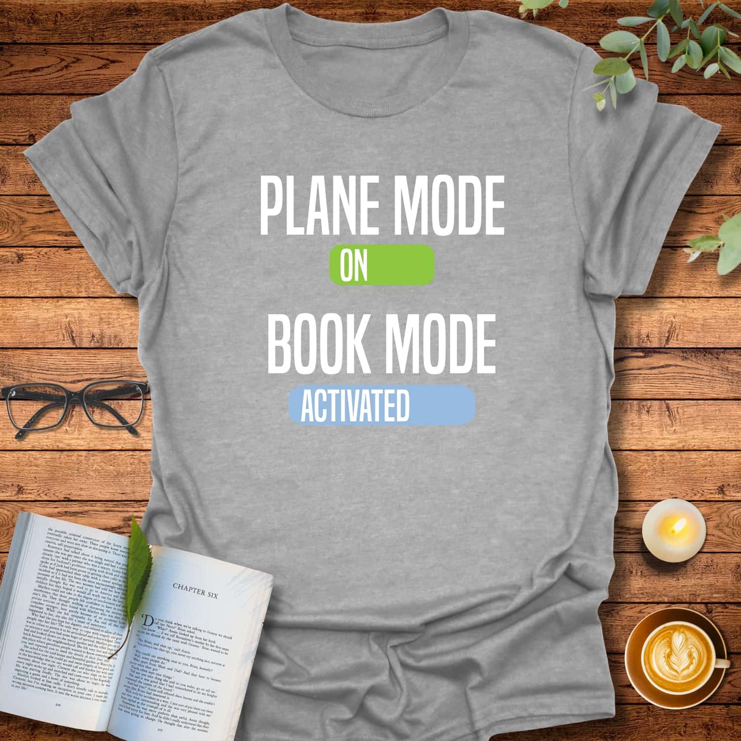 Book Mode: Activated T-Shirt