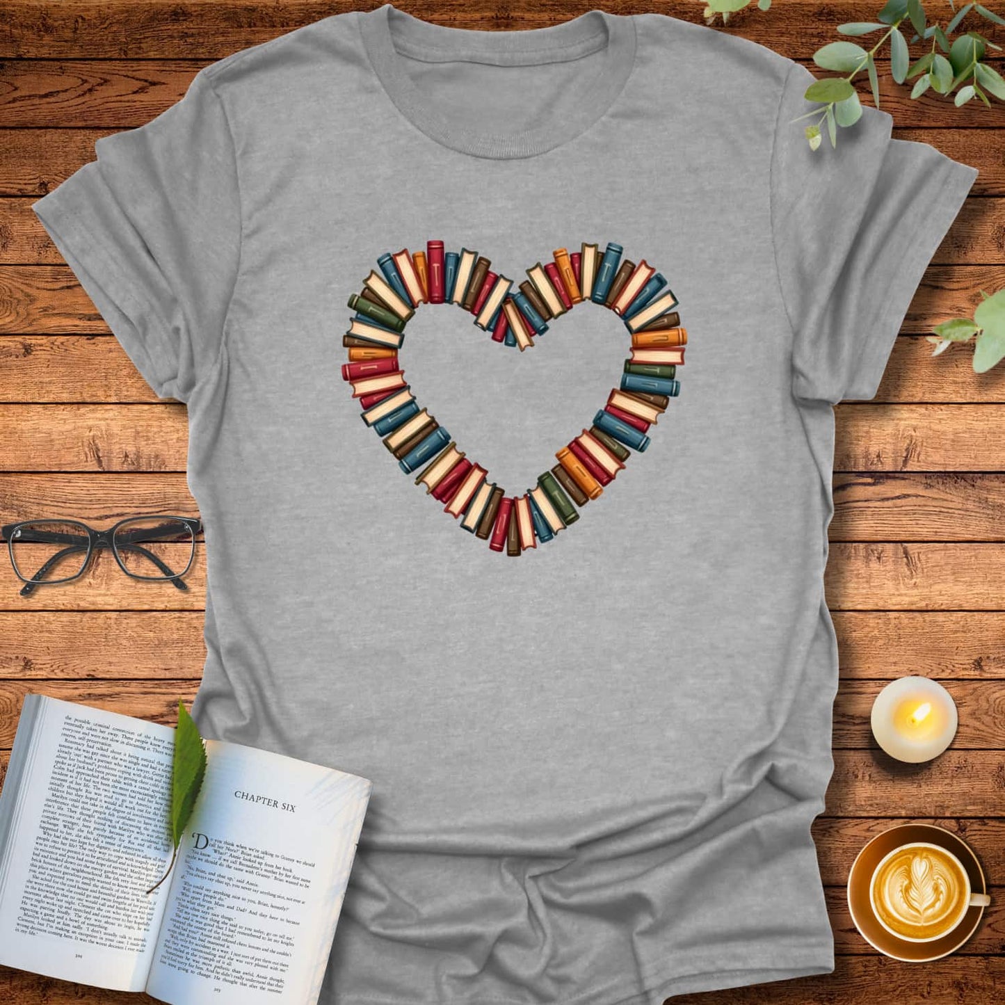 Bookish Heart T-Shirt