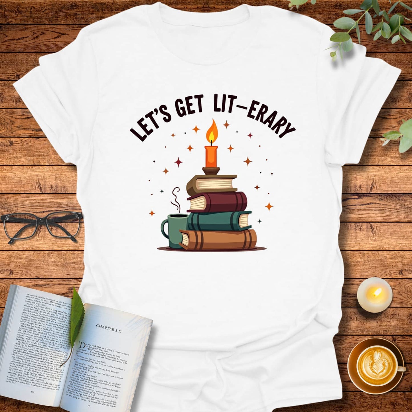 Let’s Get Lit-erary T-Shirt
