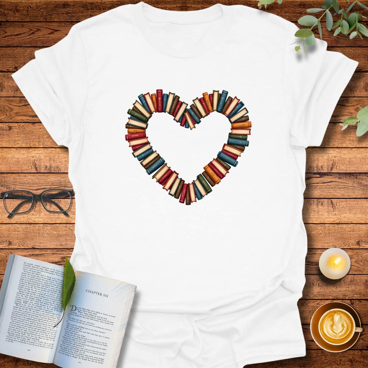 Bookish Heart T-Shirt