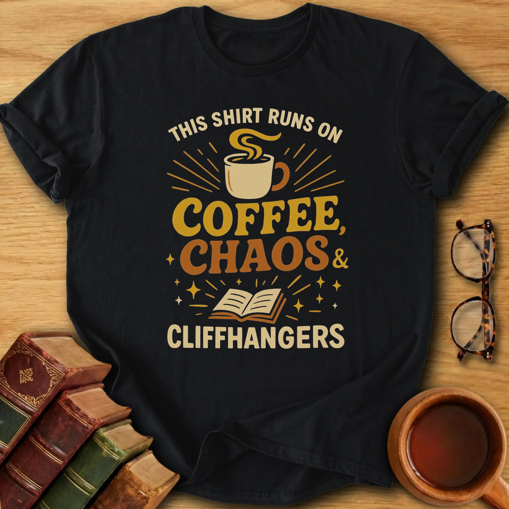 Coffee, Chaos & Cliffhangers T-Shirt