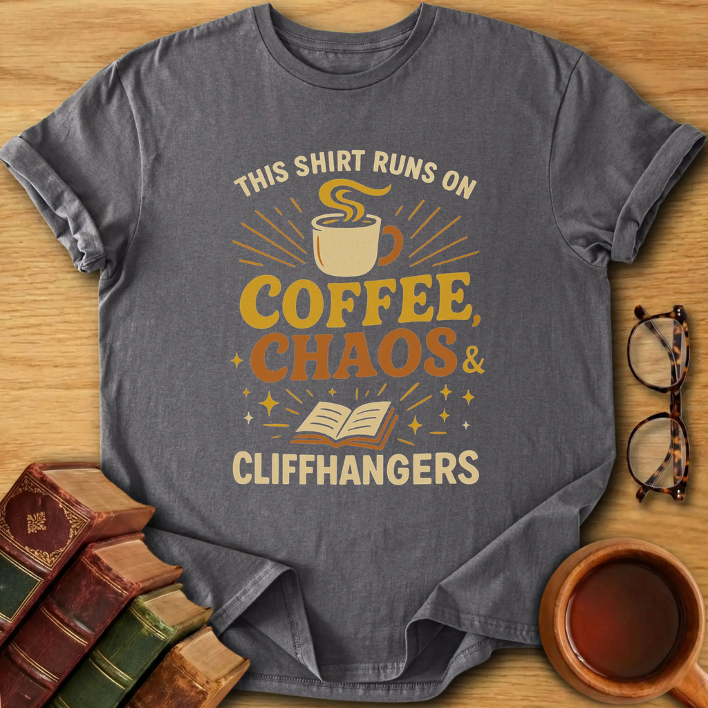 Coffee, Chaos & Cliffhangers T-Shirt