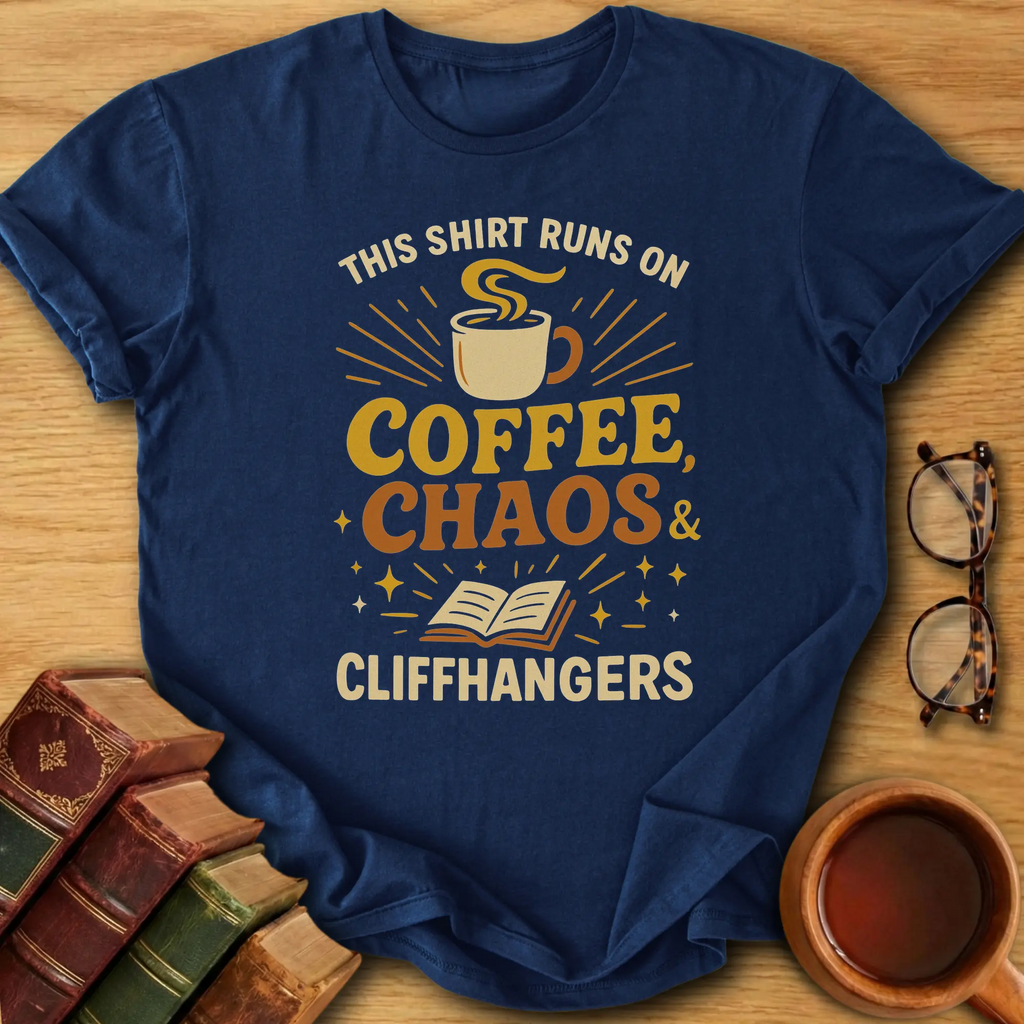 Coffee, Chaos & Cliffhangers T-Shirt