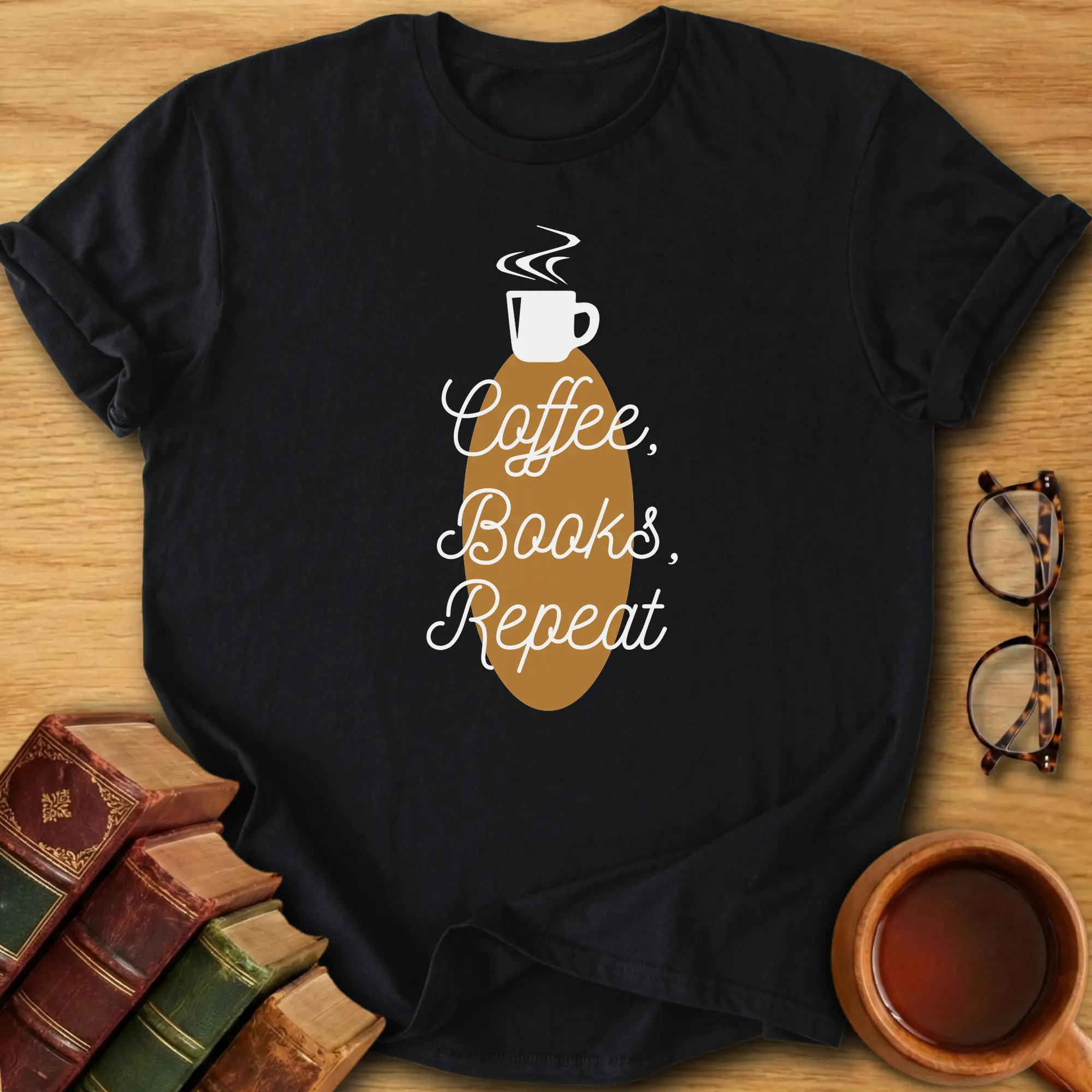 Coffee, Books, Repeat T-Shirt