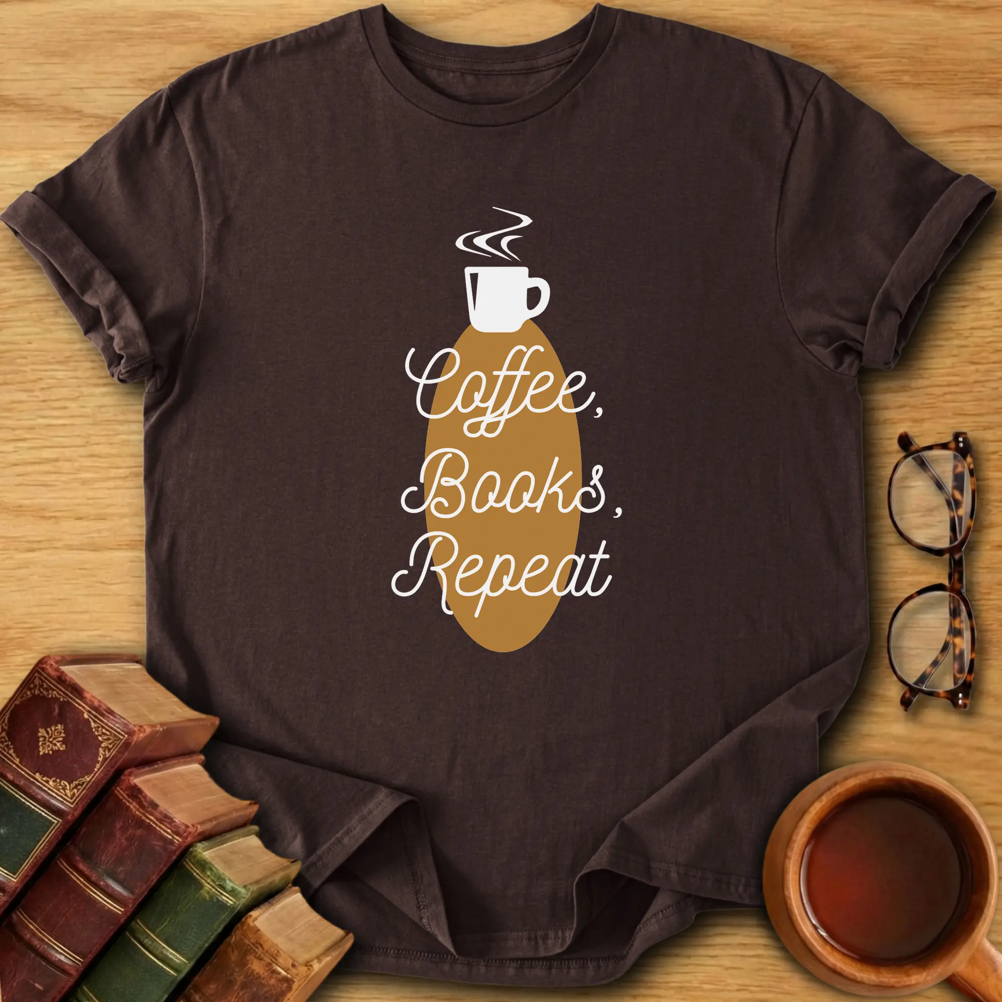 Coffee, Books, Repeat T-Shirt