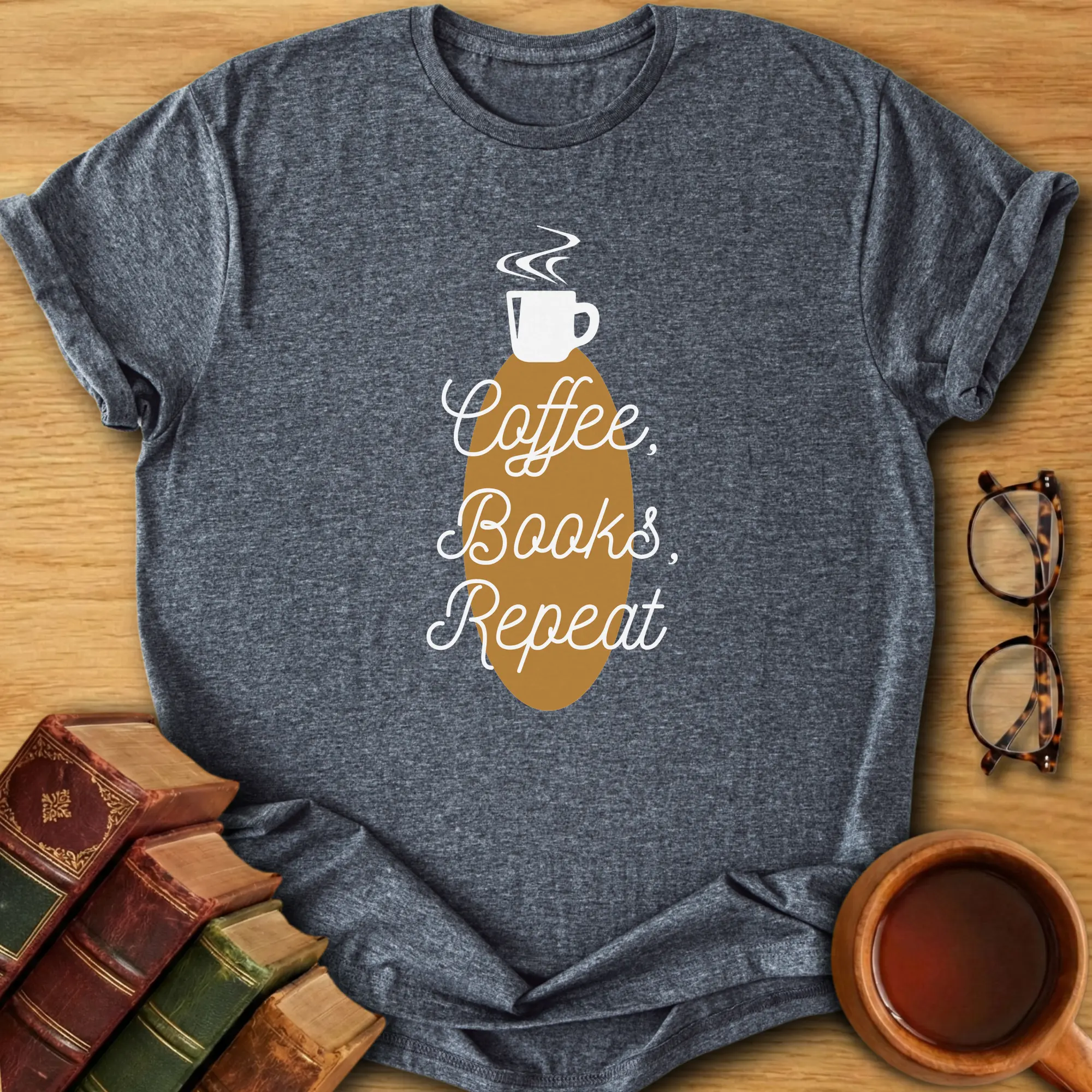 Coffee, Books, Repeat T-Shirt