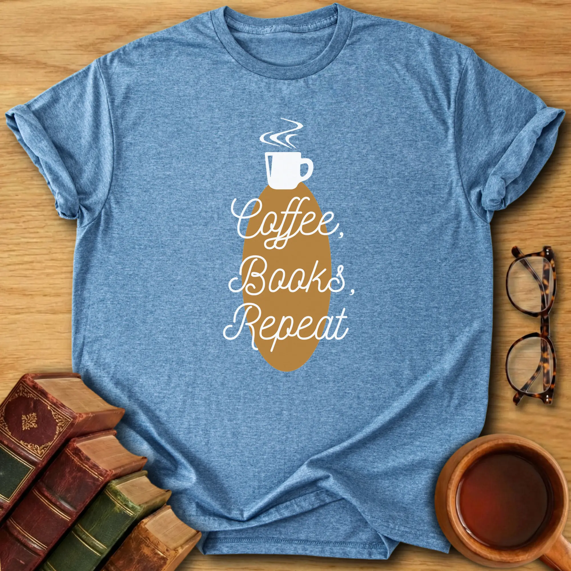 Coffee, Books, Repeat T-Shirt