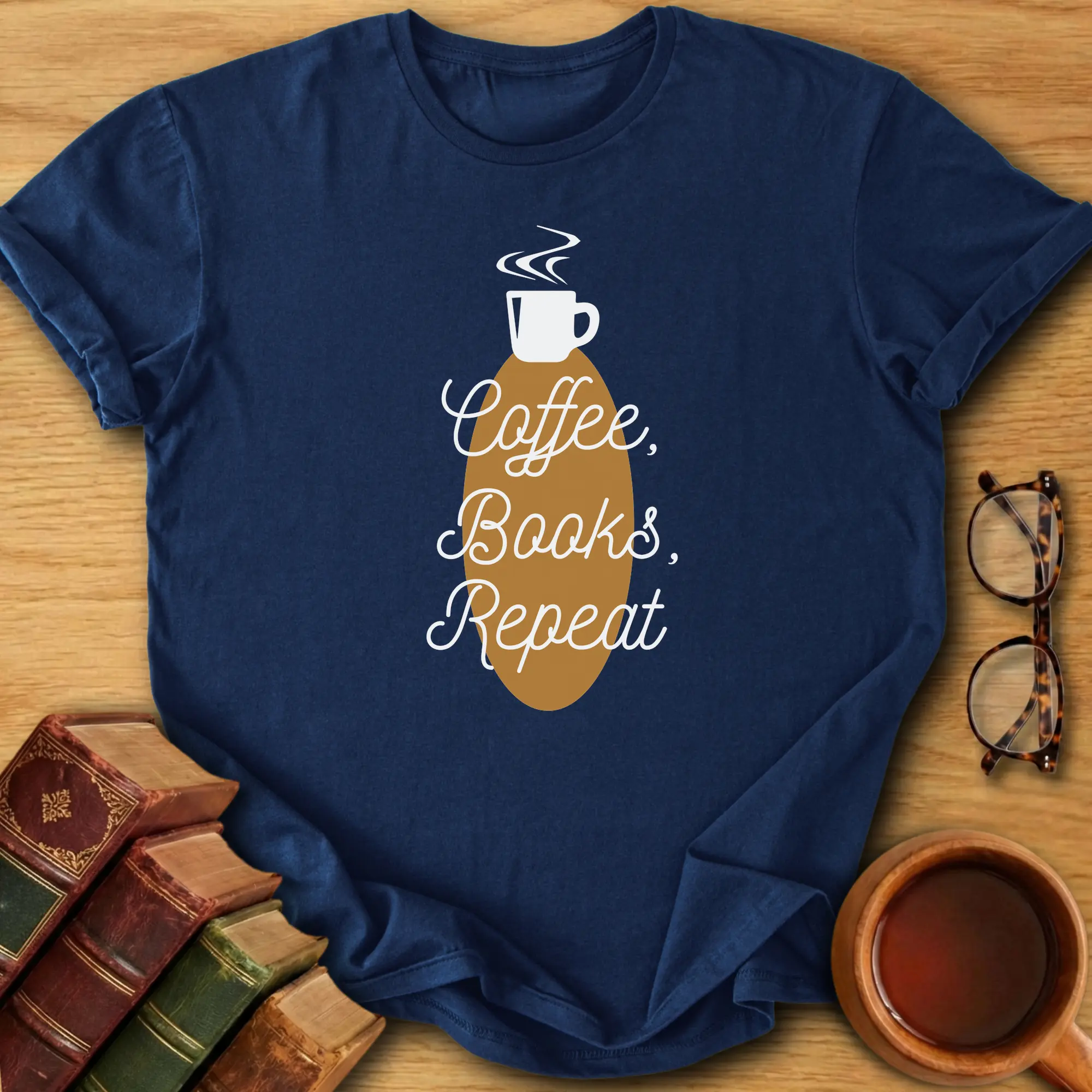 Coffee, Books, Repeat T-Shirt