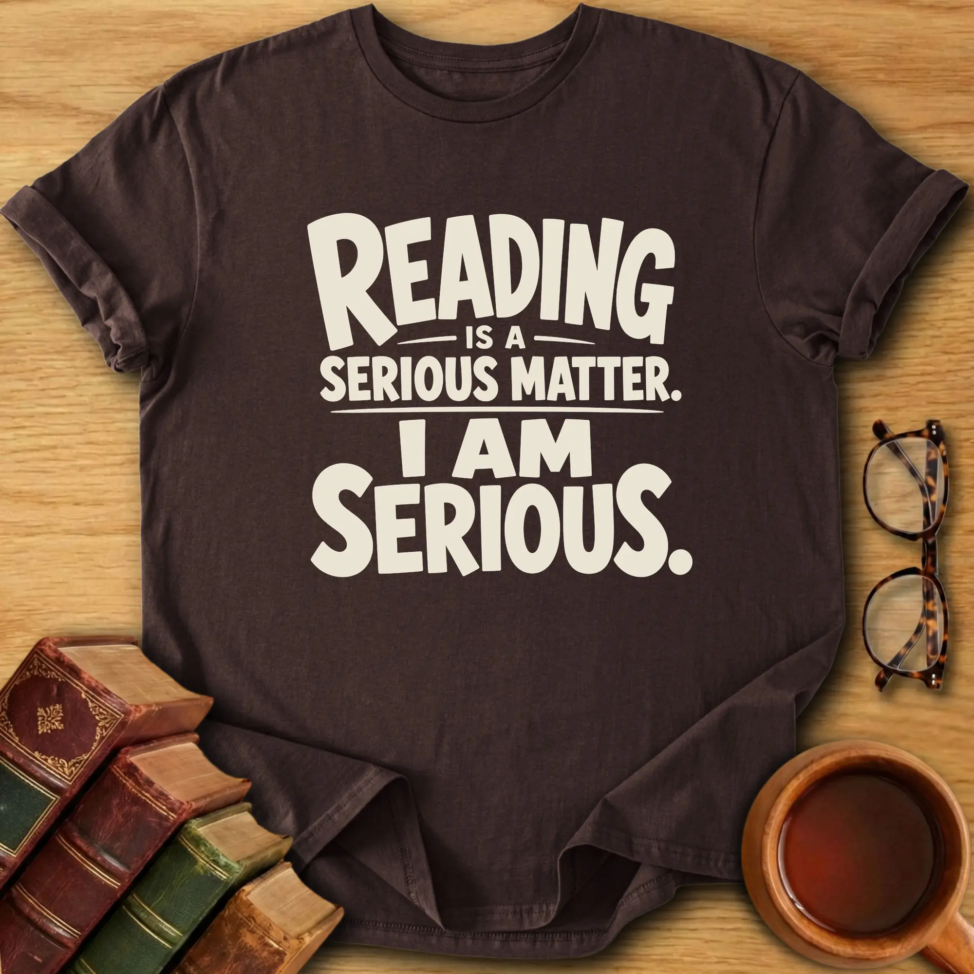 Reading is a Serious Matter T-Shirt