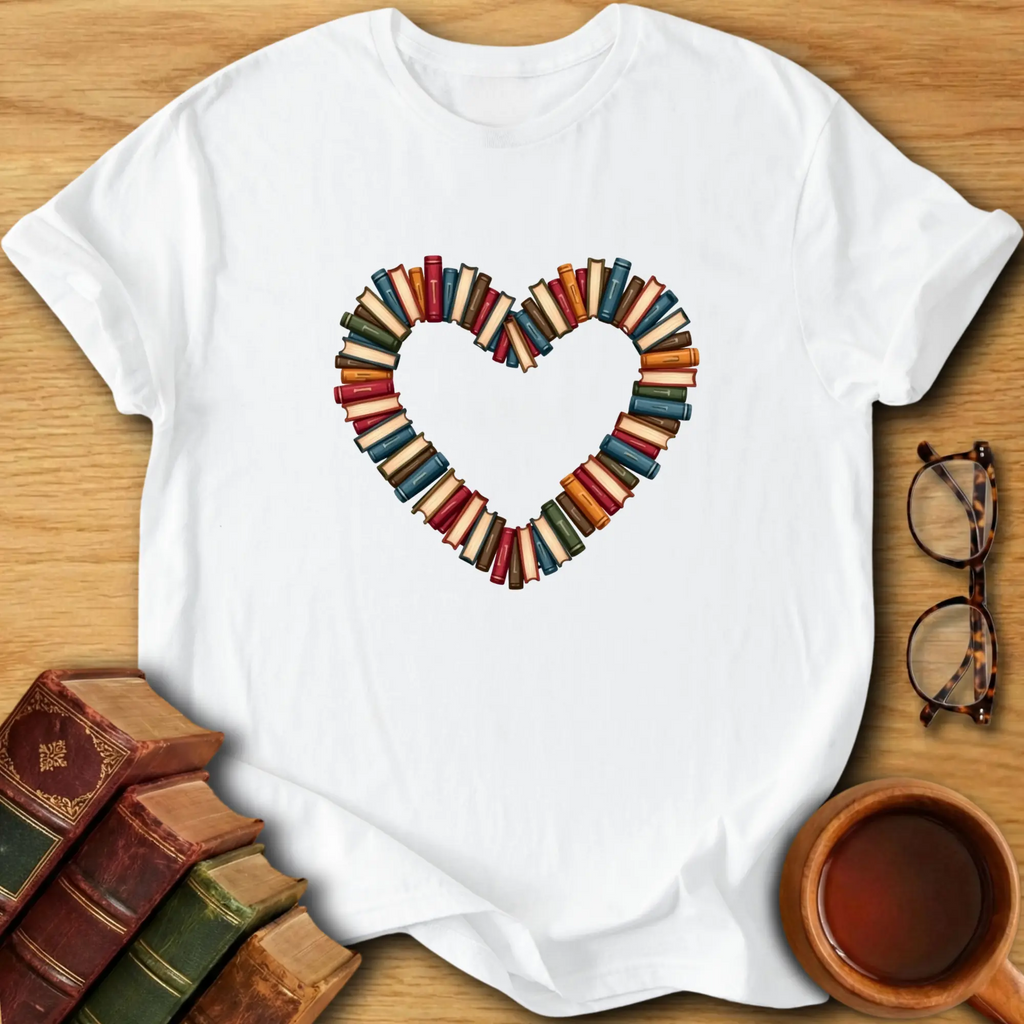 Bookish Heart T-Shirt