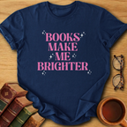 Brighter With Books T-Shirt