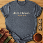 Dogs & Books T-Shirt