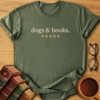 Dogs & Books T-Shirt