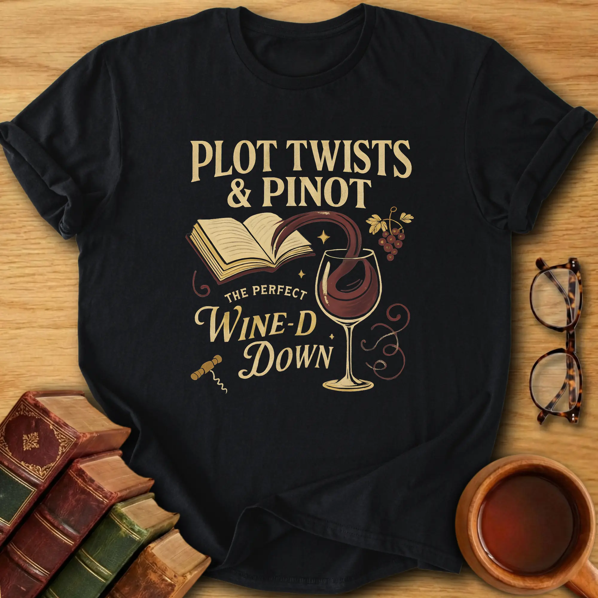 Wine-D Down T-Shirt