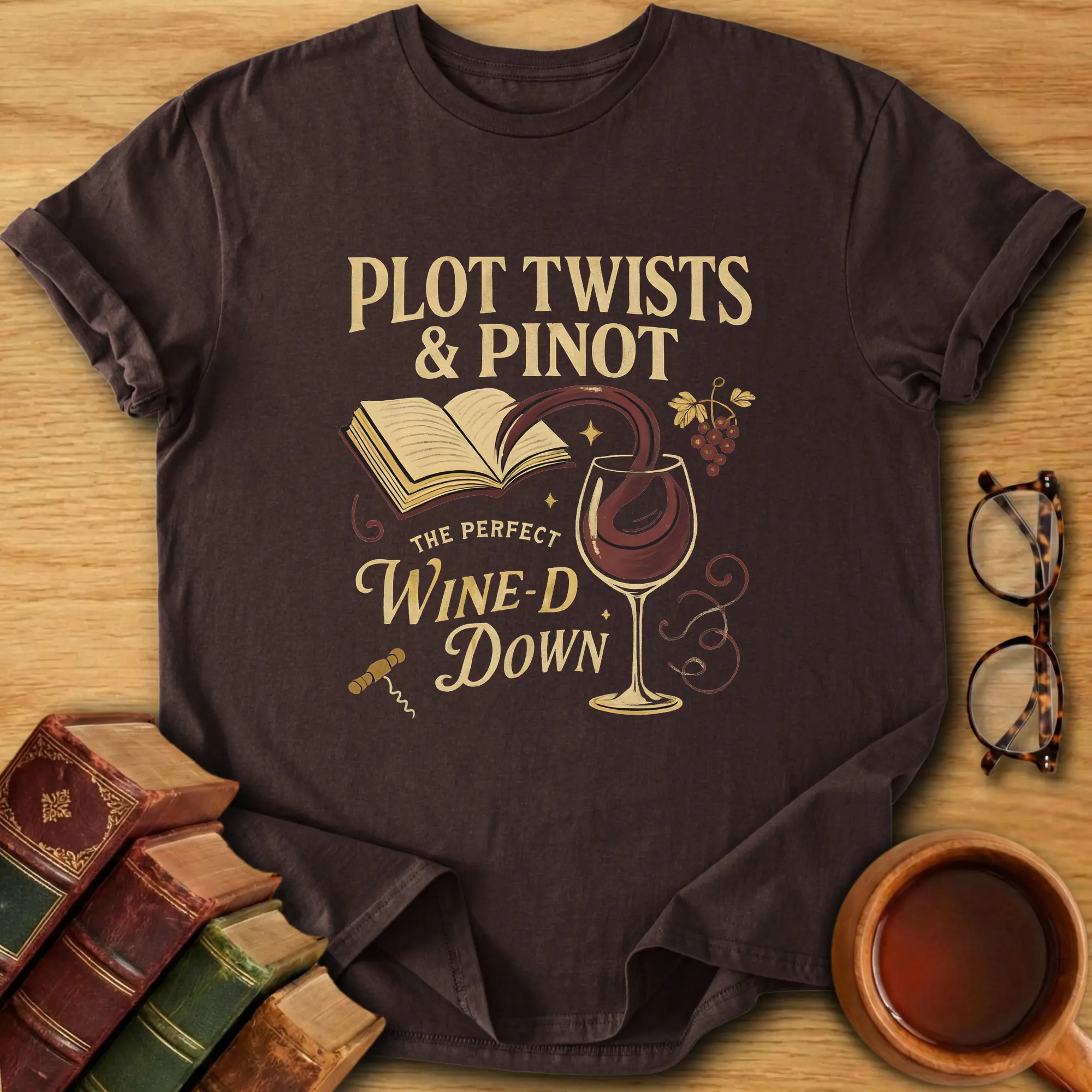 Wine-D Down T-Shirt