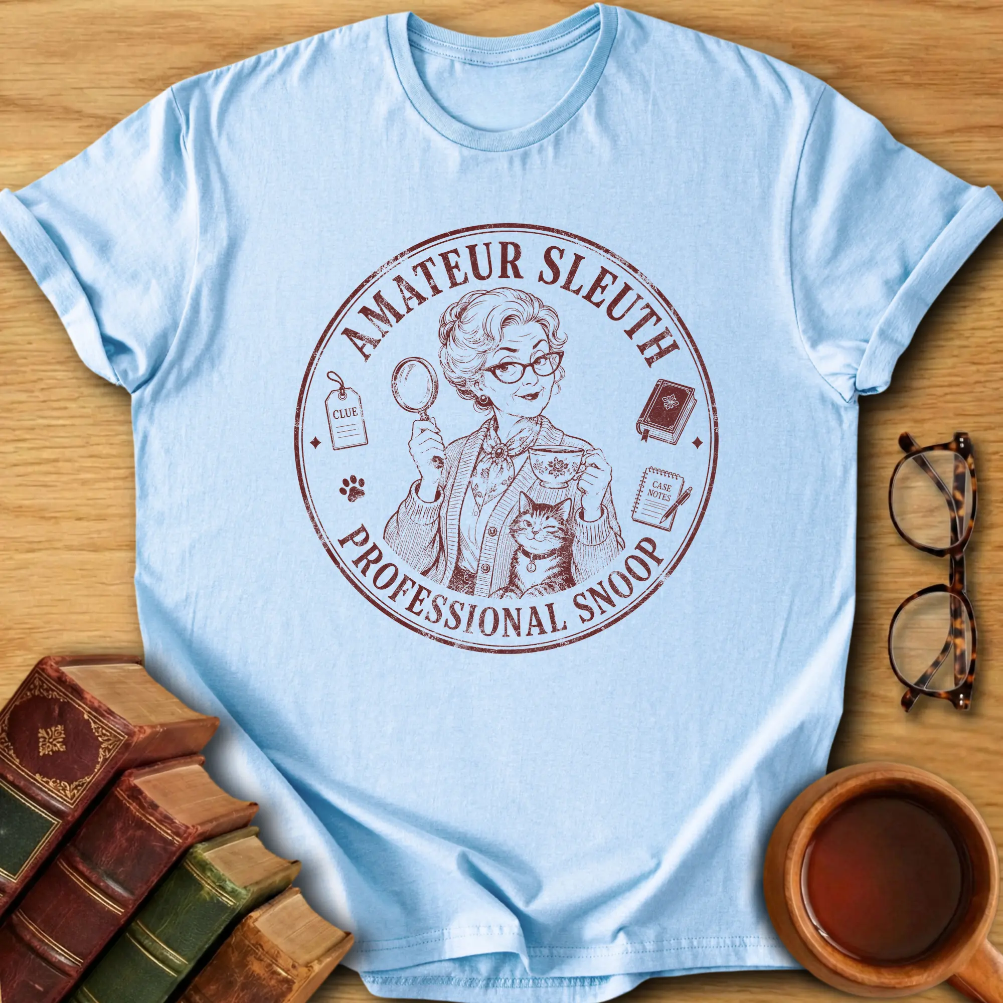 Amateur Sleuth, Professional Snoop T-Shirt