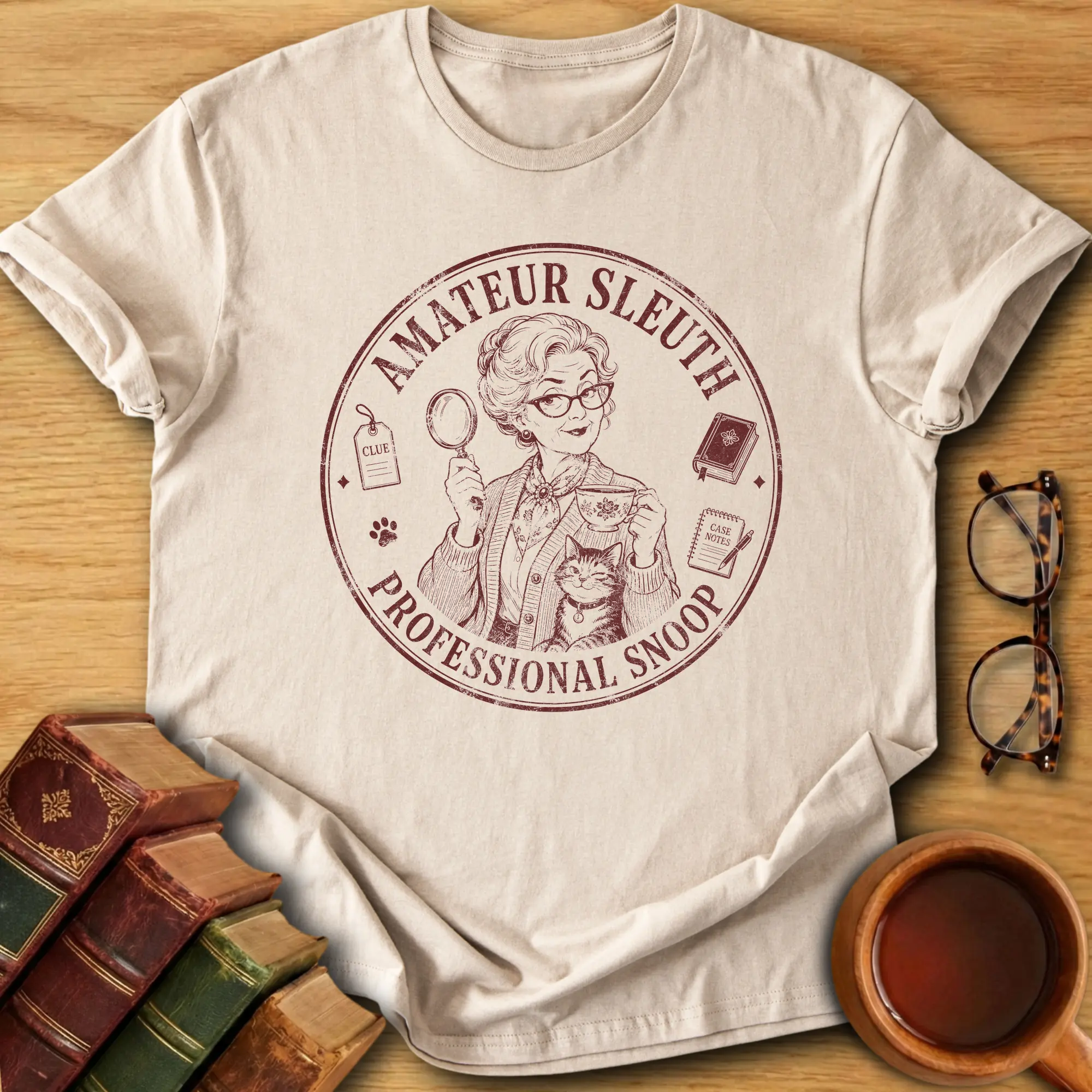 Amateur Sleuth, Professional Snoop T-Shirt