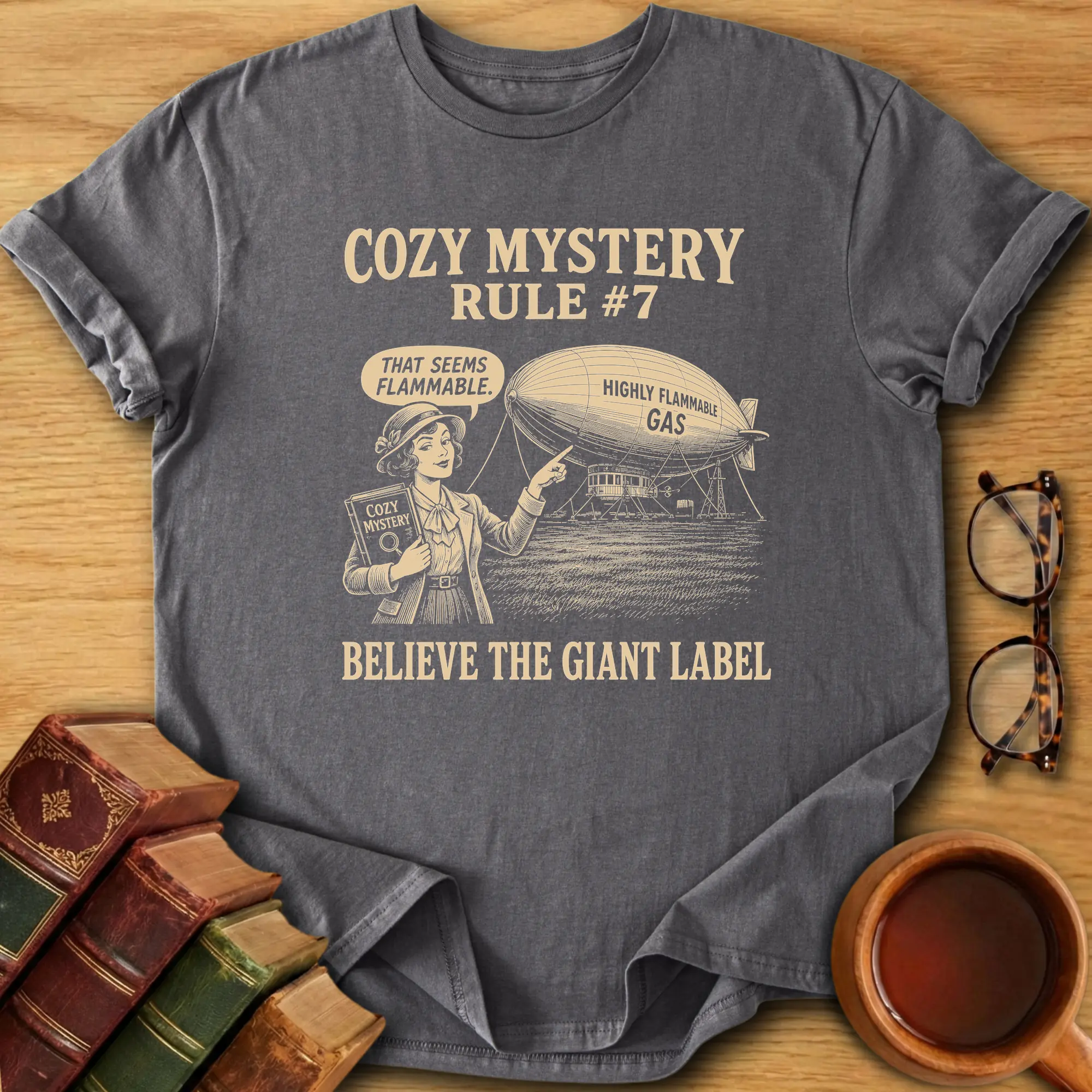 Believe the Giant Label T-Shirt