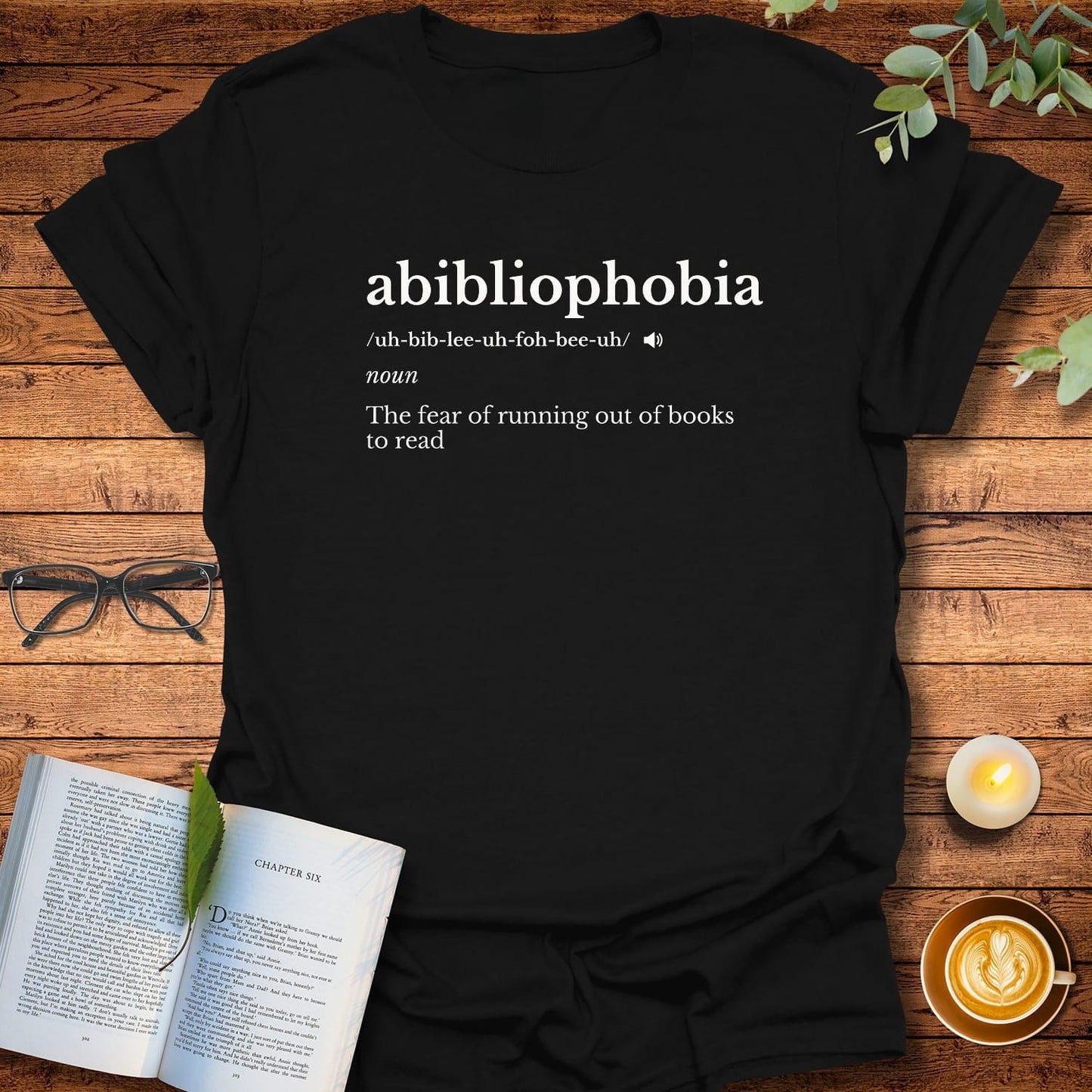 Abibliophobia T-Shirt