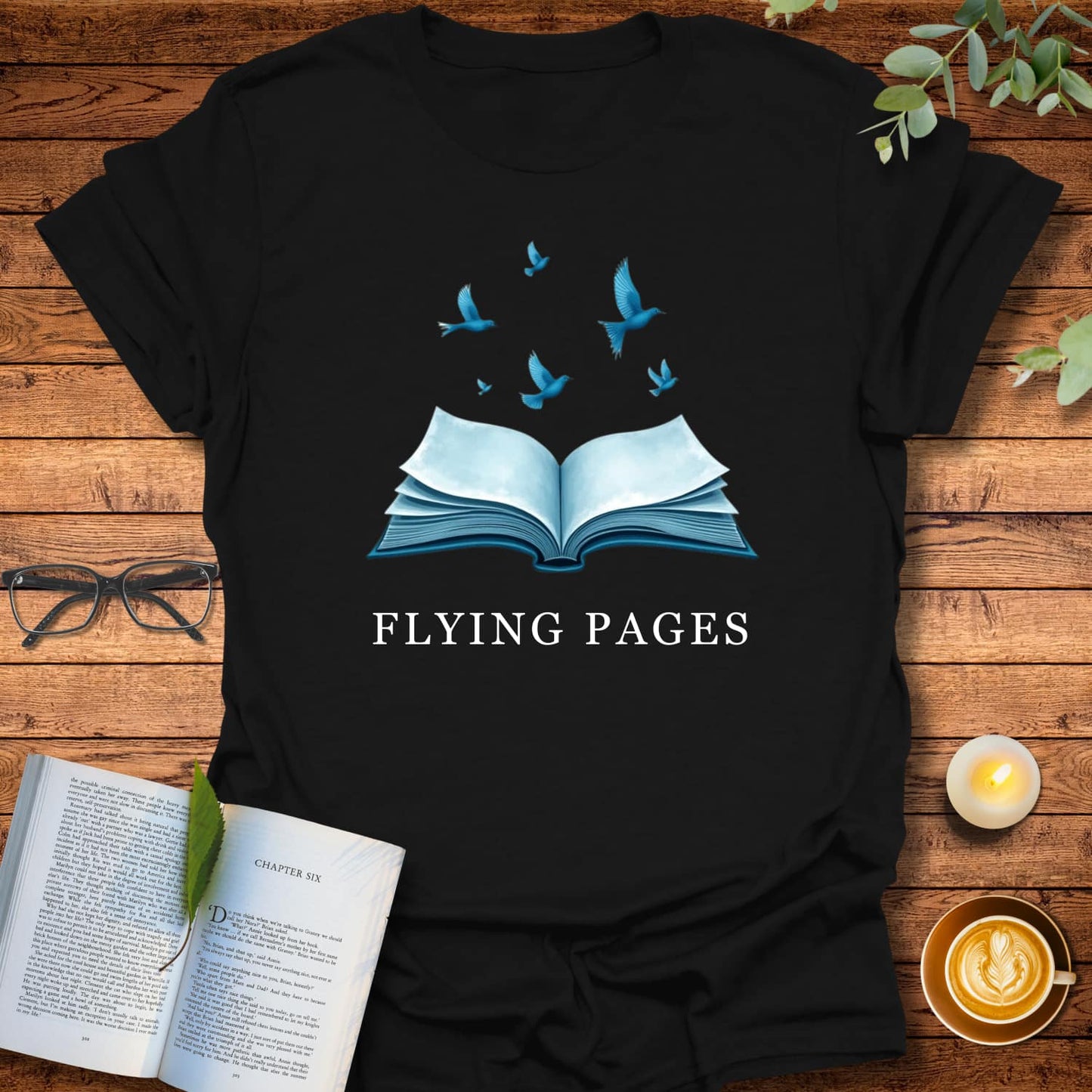 Flying Pages T-Shirt