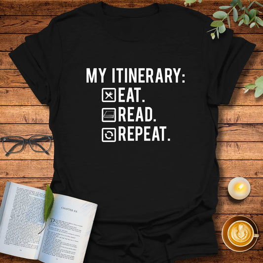 Eat, Read, Repeat T-Shirts