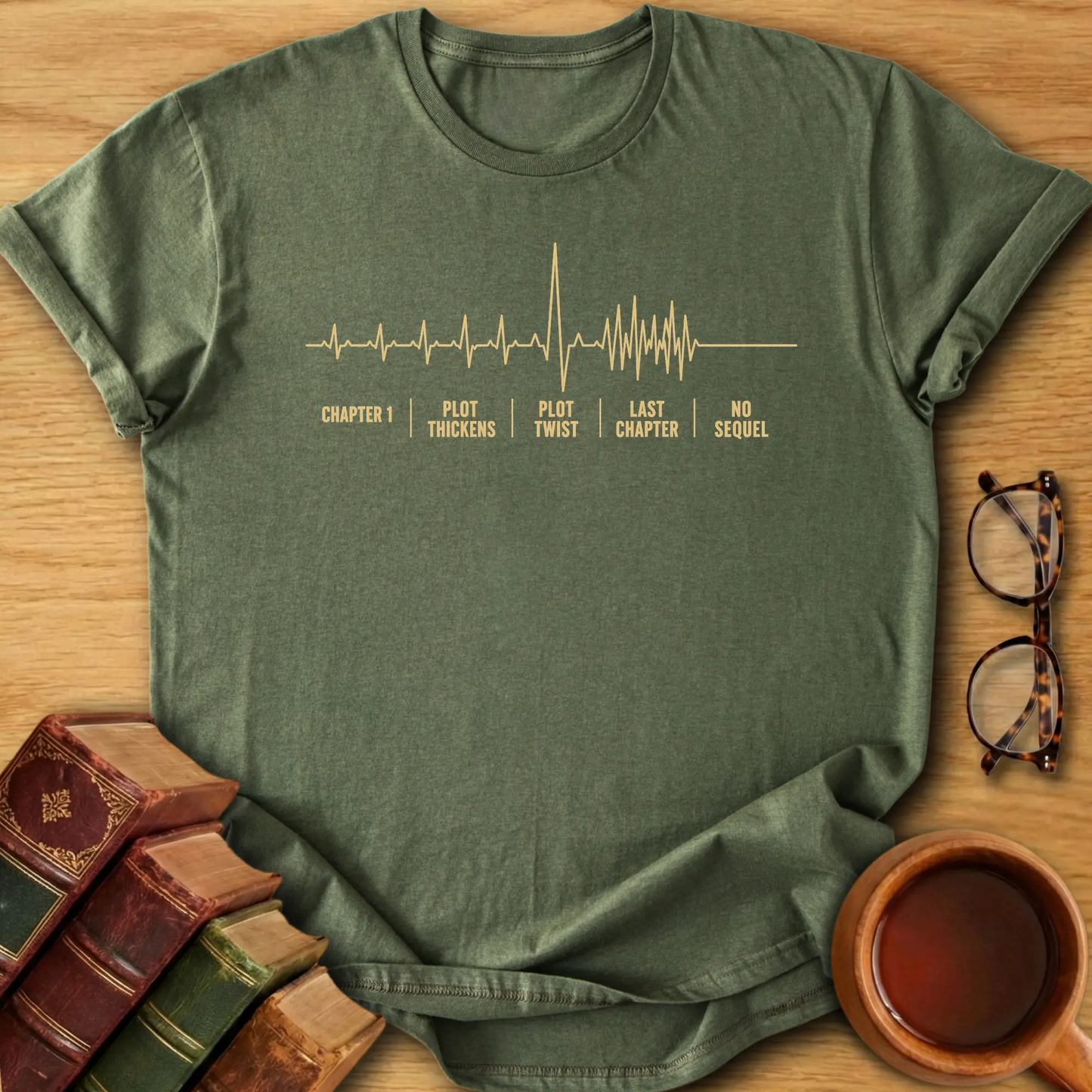 Bookish Heartbeat T-Shirt