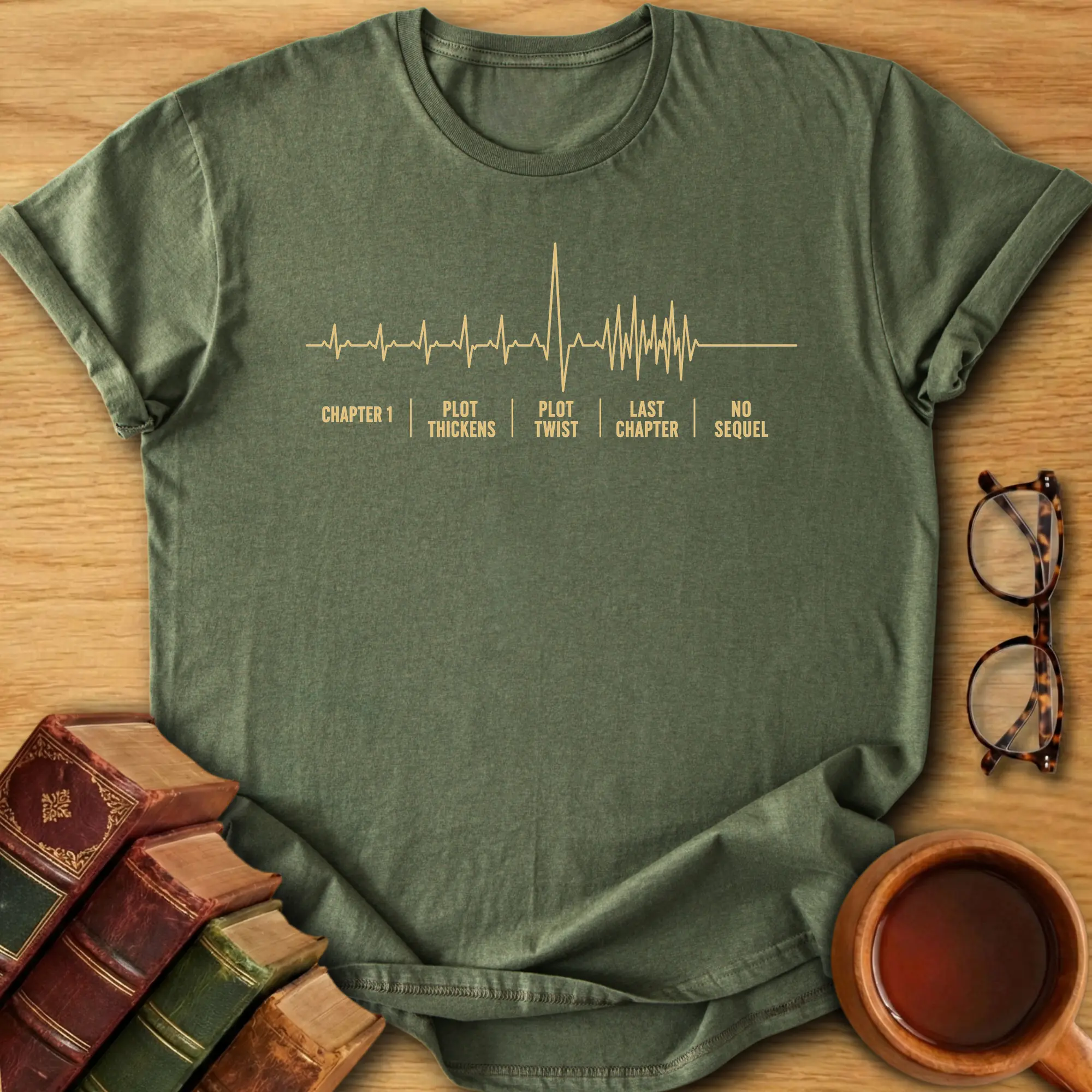 Bookish Heartbeat T-Shirt