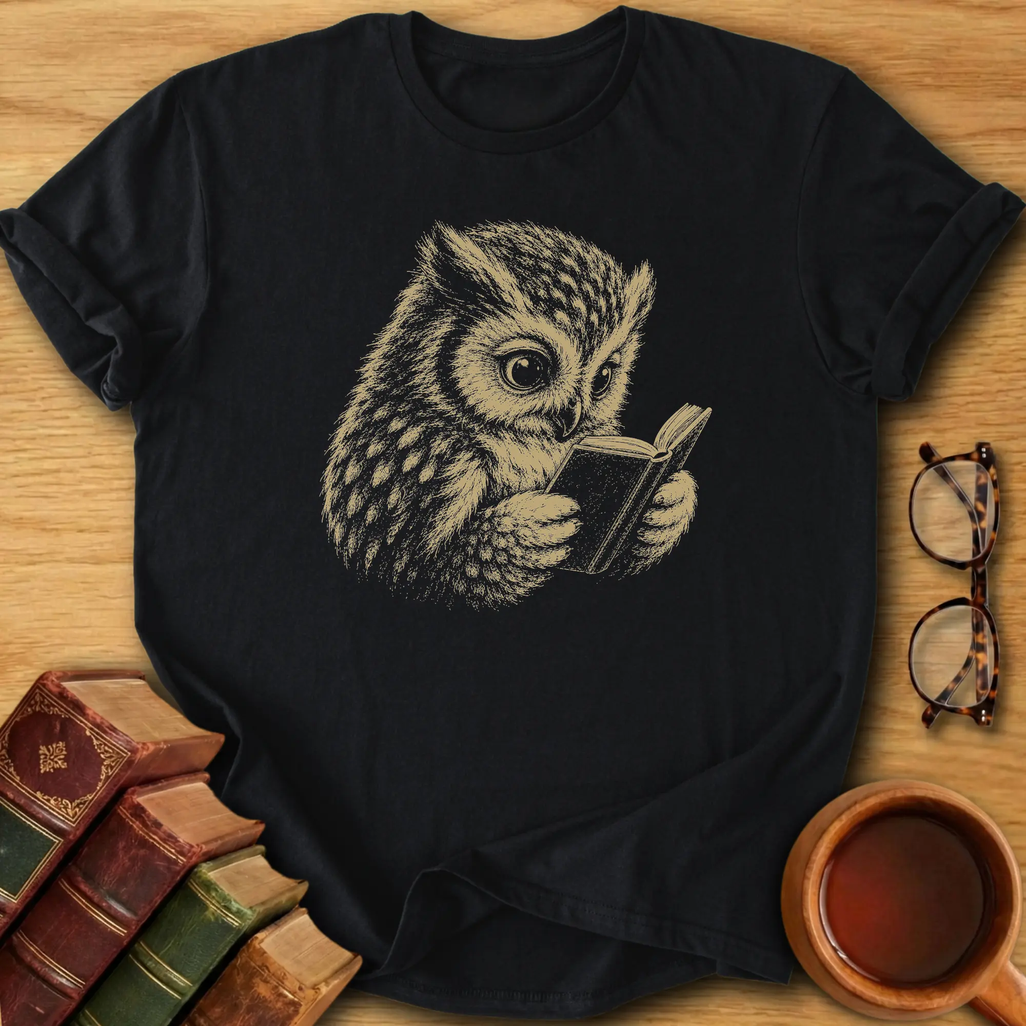 Bookish Owl T-Shirt