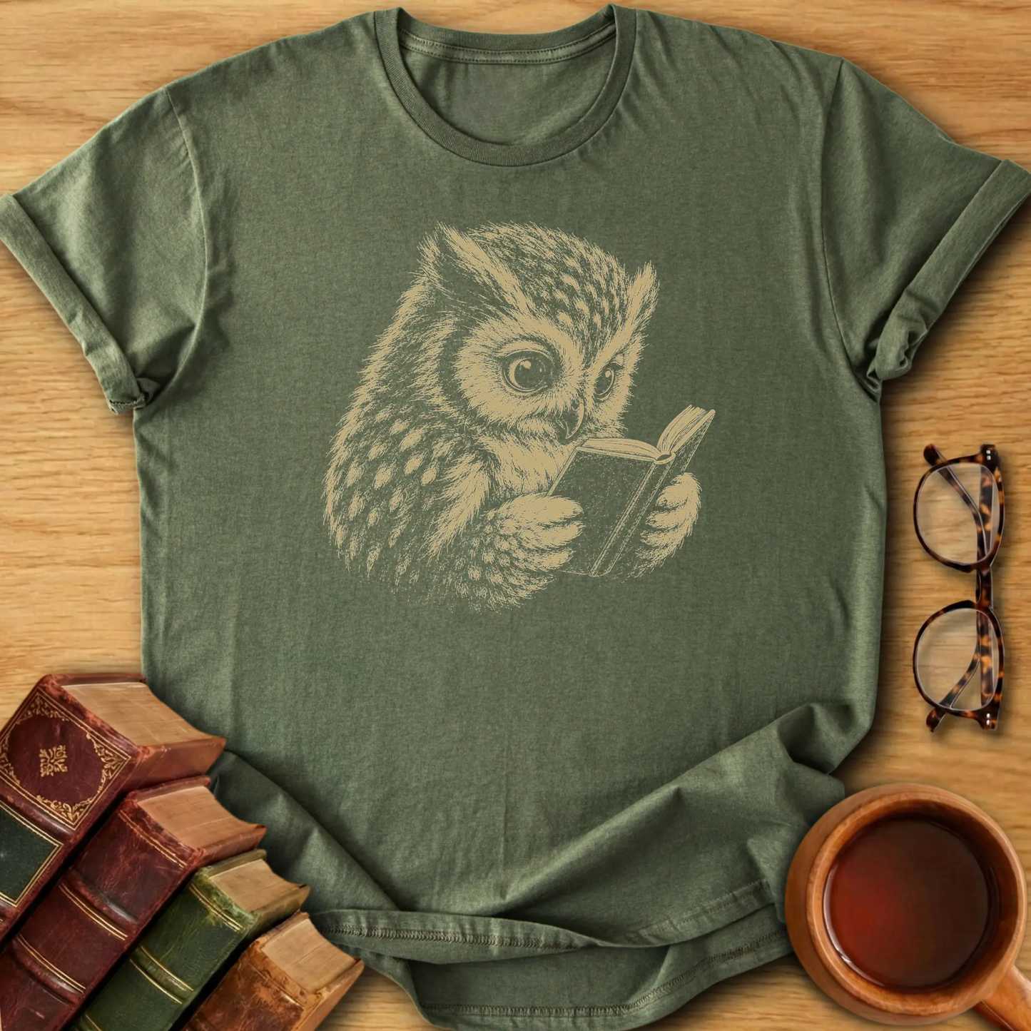 Bookish Owl T-Shirt