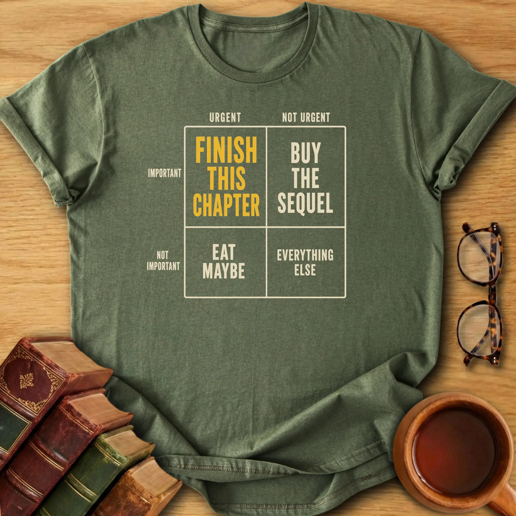 Bookish Priorities T-Shirt