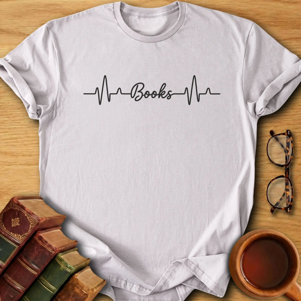 Books Heartbeat T-Shirt
