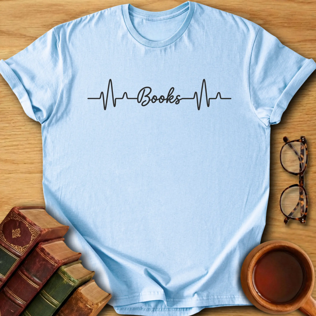 Books Heartbeat T-Shirt