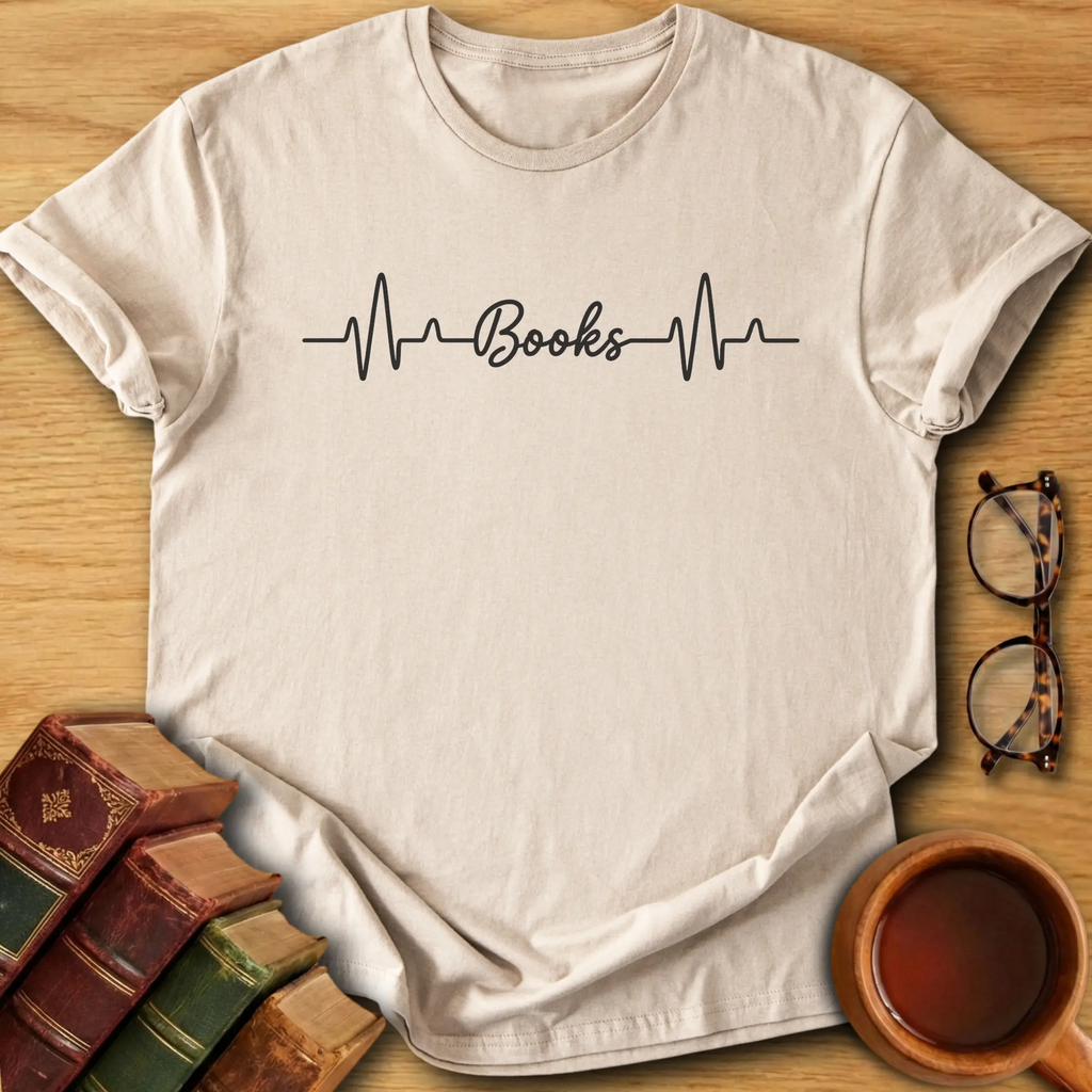 Books Heartbeat T-Shirt