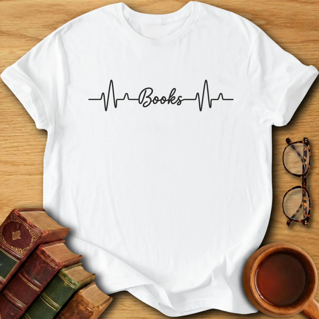 Books Heartbeat T-Shirt
