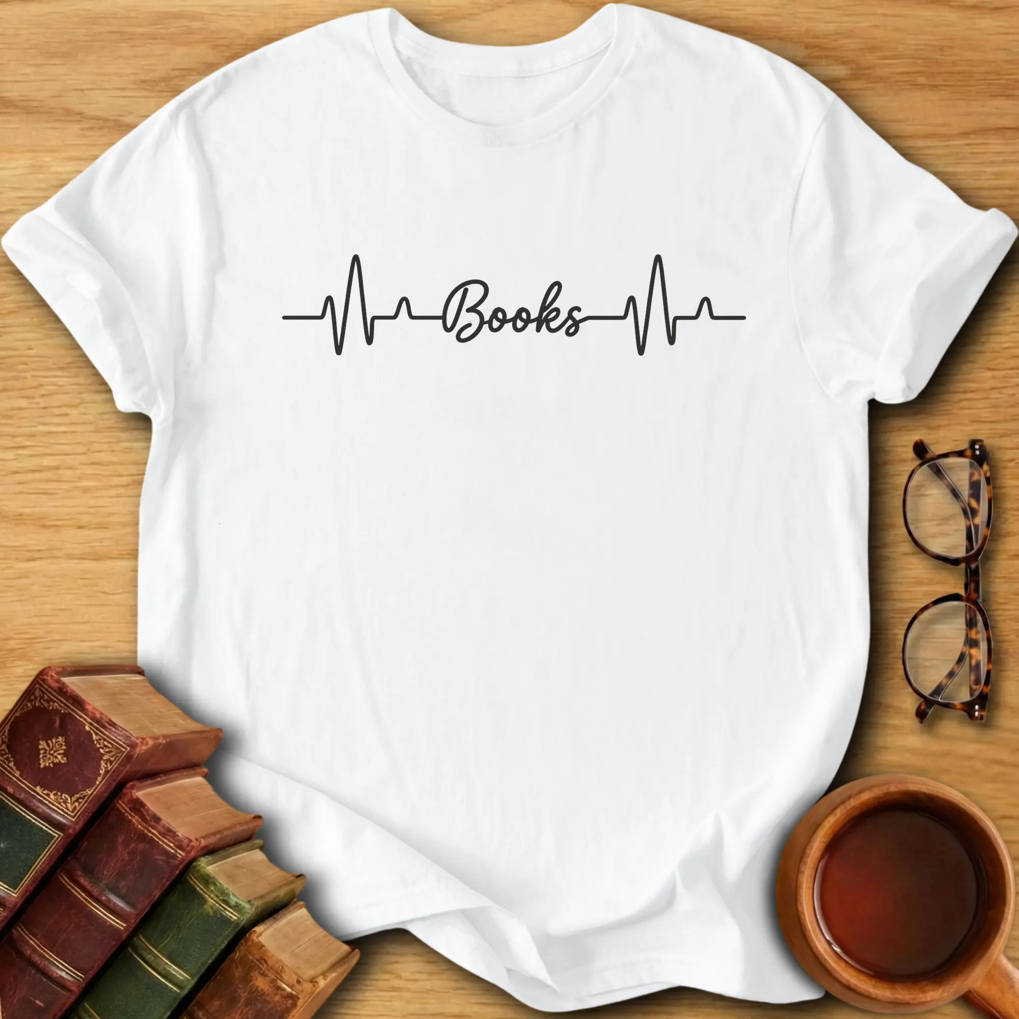 Books Heartbeat T-Shirt