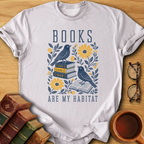 Books Are My Habitat T-Shirt
