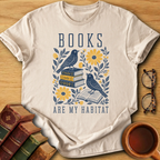 Books Are My Habitat T-Shirt