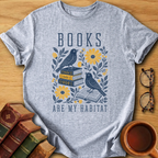 Books Are My Habitat T-Shirt