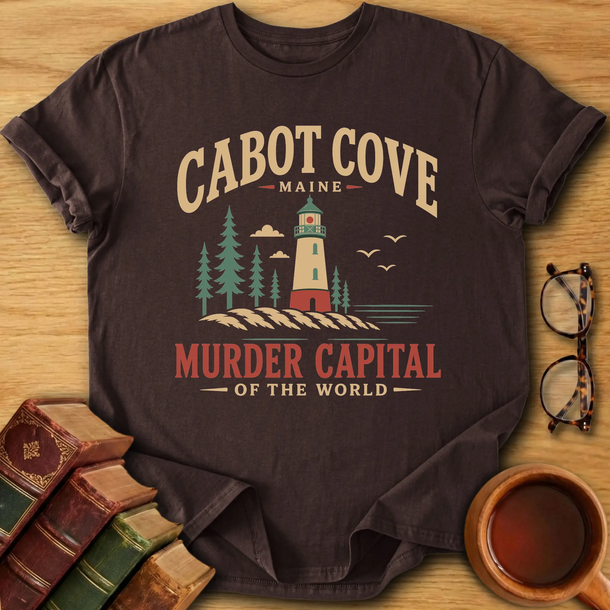 Cabot Cove Murder Capital of the World T-Shirt