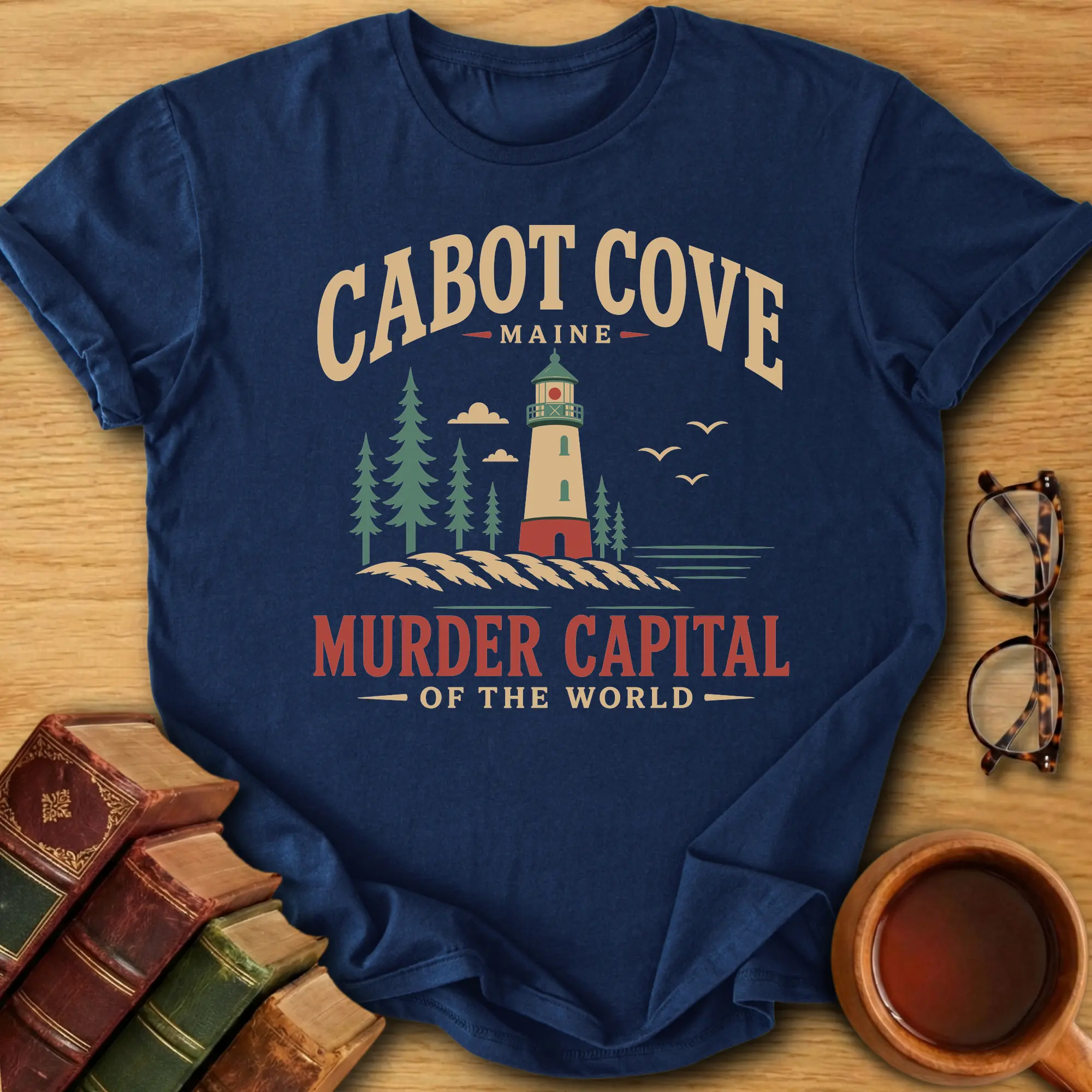 Cabot Cove Murder Capital of the World T-Shirt